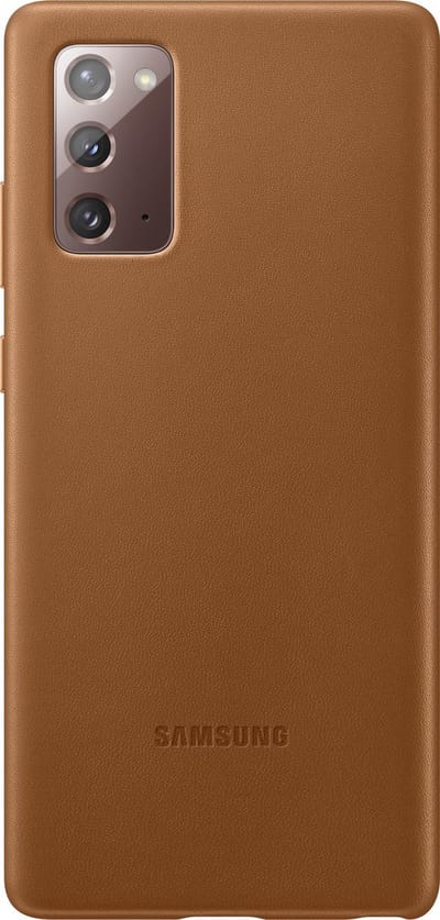 Samsung Leather Hoesje - Samsung Galaxy Note 20 - Bruin