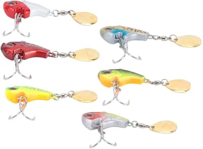 Dailygoods- Visserslok 9g - Metaal - Roterende Staartvis - Snoekbaars/Forel - Crappie - Scherpe Vishaak met Weerhaken