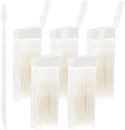 Dailygoods- Interdentale Borstels 300 Stuks - Tandenstokers/Draagbare Tandenstokers - Tandreiniging - Tussenruimtes - Kunststof - Hygiënisch - Tandenborstel