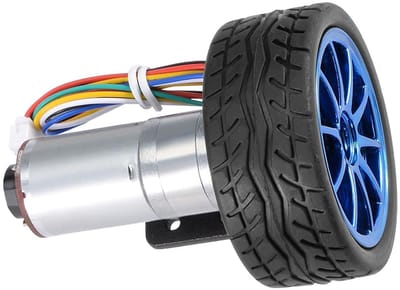 Encoder reductiemotor - Motor met tandwielen - Robotica besturen - Metalen tandwielen - 12V - Niet gespecificeerd