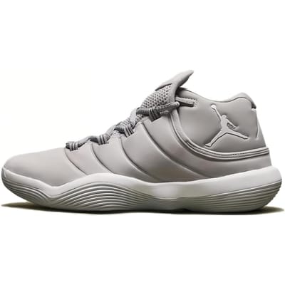 Air Jordan Super.Fly 2017 BG Wolf Grey Kindersneakers Wit Pure-Platinum 921208-003 35.5 gray