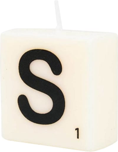 Letter Kaarsje - S