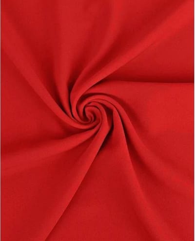 Texturé stof uni - Rood 15 - 1 meter