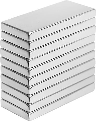 Super sterke magneten - Rechthoek - 10x5mm - Whiteboard magneet - Koelkast magneet - 10 stuks