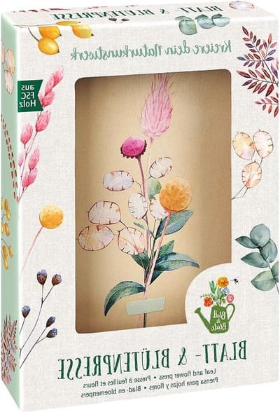 Bloemenpers voor doe-het-zelf en droogbloemenfans - Houten plantenpers voor bloemen en bladeren droge bloemen