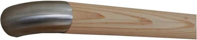 Larikshouten Leuning - Trapleuning Hout - Veilig Traplopen - Montageklaar - 130 cm - Roestvrij staal
