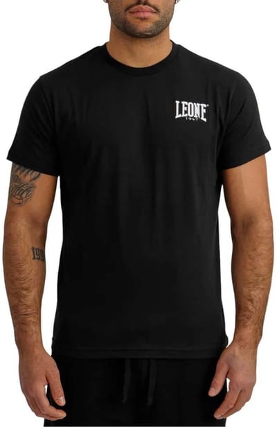 Leone1947 Logo T-shirt Met Korte Mouwen Zwart M Man