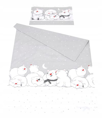 BabyLux 2-delige Kinderbedinkant beddengoedset 90x120 cm