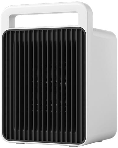 Elektrische kachel - Ventilatorkachel - kleine ruimteverwarmer - Draagbare ruimteverwarmer - miniverwarmer - 900W - kleine - oververhittingsbeveiliging - Veilige - stille - voor - gebruik op kantoor - bureau - binnenshuis - wit