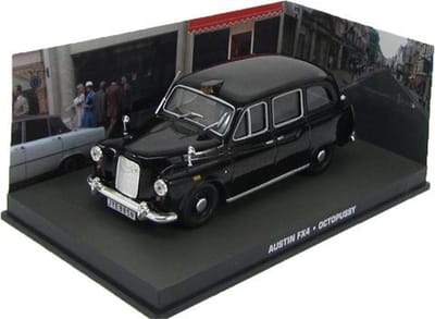 Atlas Austin FX4 Taxi 1975 James Bond 'Octopussy' Zwart 1:43