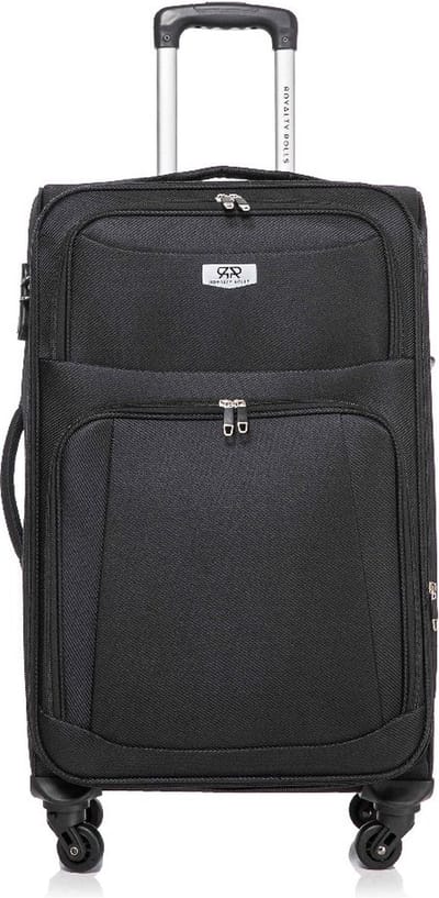 Dubai Abudabi Grote Koffer - 76 cm - 95/103 liter - Expandable - Zwart