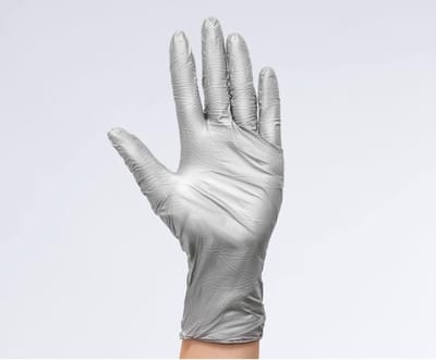 Comforties Soft nitril Glamour Zilver 100 stuks Maat: S Comforties - Roze - Nitril