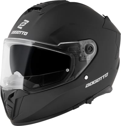 Bogotto FF122 SVK Solid Mat Zwart Integraalhelm - Helm