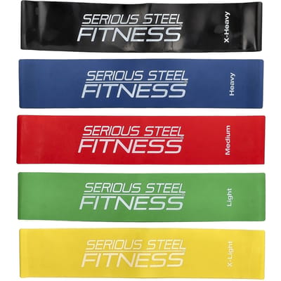 Serious Steel Fitness, Mini Ring Pak van 12 inch, 5 Stuks