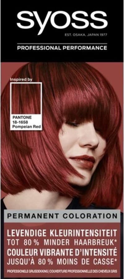 Syoss - Haarverf - Pantone - 5-72 Pompeian Red - 1 Haarkleuring