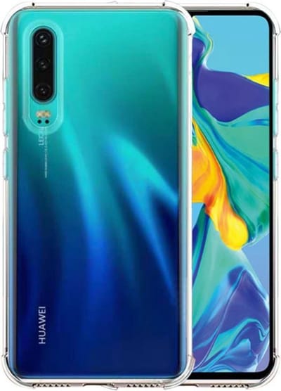 Schokbestendig Back Cover Hoesje - Shockproof Telefoonhoesje - Geschikt voor Huawei P30 - Transparant