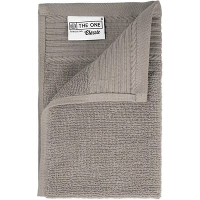 The One Towelling Classic Gastendoek - 30 x 50 cm - Kleine handdoek - Hoge vochtopname - 100% Gekamd katoen - Taupe