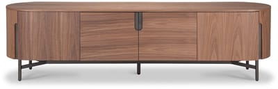 Icon Living - TV Dressoir Sarah 009 Soft-Close 220x50x60 Walnoot Poot Bronze