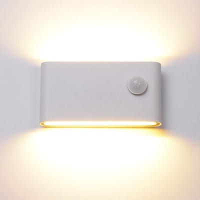 LED Wandlamp Binnen met Bewegingsmelder 12W Warm Wit 800 Lumen