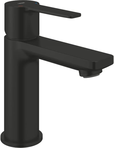 GROHE Lineare New XS-Size Wastafelmengkraan – Push-Open Waste – EcoJoy – FastFixation Plus – Matte Black