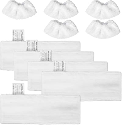 Microvezeldoeken Set - Stoomreiniger Accessoires - Grondig Schoonmaken - Universele Compatibiliteit - 10 Stuks