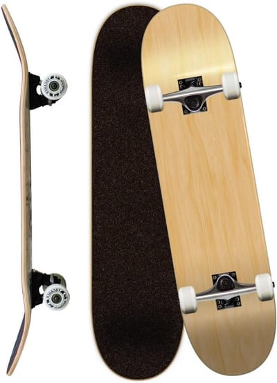 Yocaher Blank Compleet Skateboard 7.75" Skateboards - (Compleet 7.75" Natural)