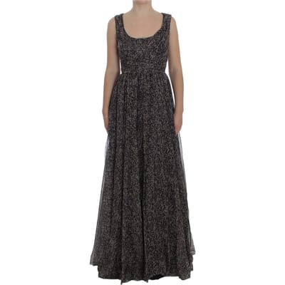 Dolce Gabbana Maxi-jurk Mouwloos Bloemenprint