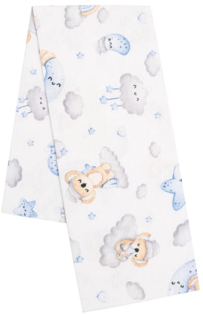 New Baby flanel babyluier koala print 70x80 cm - Katoenen luier