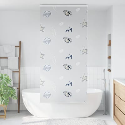 vidaXL - Doucherolgordijn - met - cassette - 110x240 - cm - stofbreedte - 106 - cm