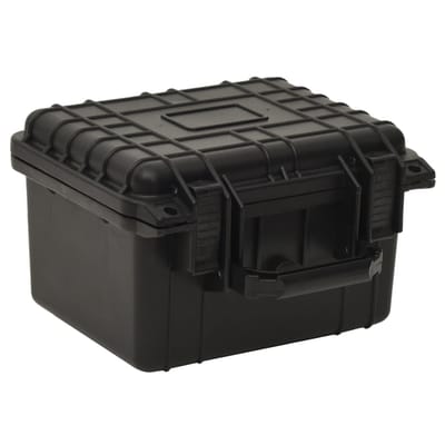vidaXL - Flightcase - draagbaar - 27x25x18 - cm - PP - zwart