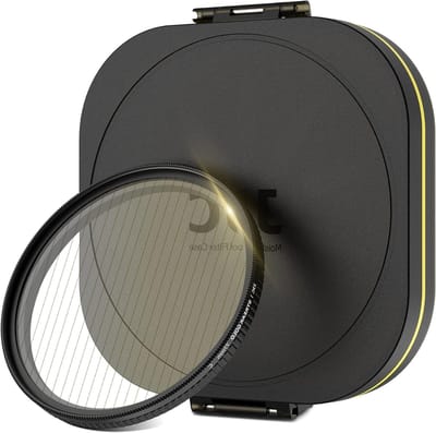 77MM Gold Streak Special Effects Lens Filter voor Anamorphic Camera Foto's en Cinematische Video's, Meervoudig Gecoat en Vochtbestendig met Lensfilter Case