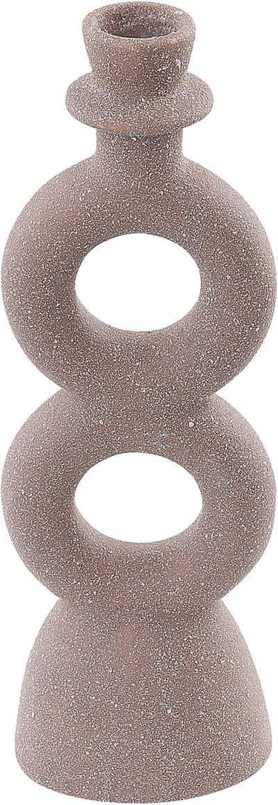 NAOUSA - Kandelaar - Beige - Porselein