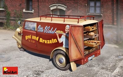MiniArt Modelbouwpakket Militaire voertuigen - 38066 Tempo A400 Lieferwagen - Bakkerswagen Plastic - 1:35 - Modelbouw