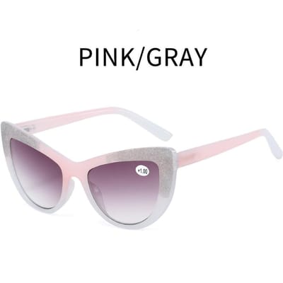 Dernières Lunettes de Soleil Mode Personnalisées Oeil de Chat pour Presbytes Femmes Ultra Légères Bloc de Couleurs Neutres Design Lunettes HD 0