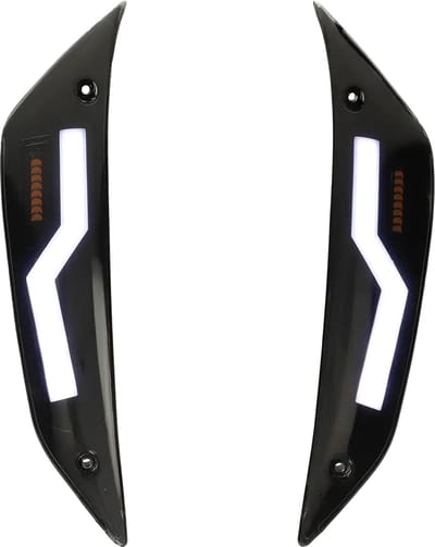 Knipperlichten LED Mezoly V2 Tube voorkant Piaggio Zip smoke