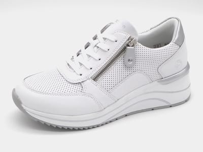 Remonte Dames Sneaker - D0T06-80 Wit - Maat 36