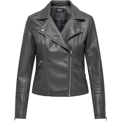 ONLY - ONLGEMMA FAUX LEATHER BIKER OTW NOOS - Dames - Gewatteerde jassen