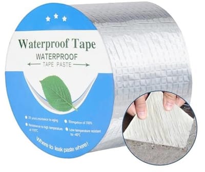 Waterdichte Butyl Afplakband 10 cm x 5 m voor Dakreparatie en Afdichting