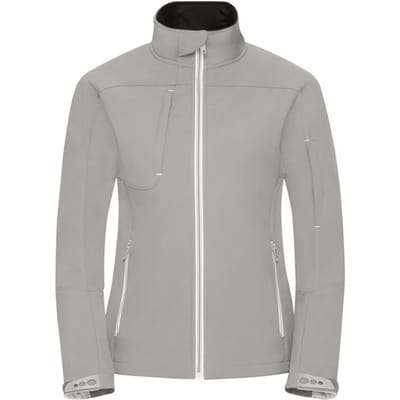 Russell Dames/Dames Bionic Zachte Shell Jas (Steen)