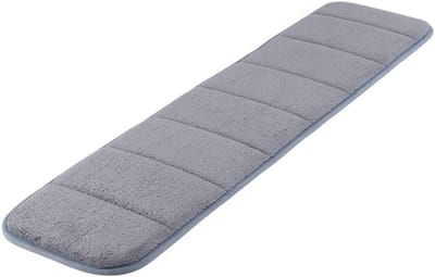 longziming -Ergonomische Elleboogsteun voor Bureau – Memory Foam Armsteun 60 x 20 cm – Zacht en Drukverlagend – Comfort voor Werken en Gamen – Grijs