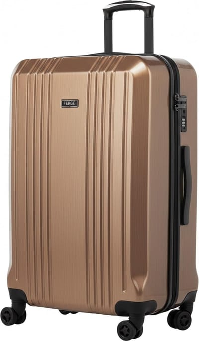 Reiskoffer Set - Bagage Set - Reizen Zaken - TSA Cijferslot - Handbagage 55 cm - Brons