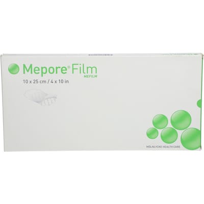 Mepore Film Steriel ADH Transparant 10x25 cm 272570 10 Filmtabletten