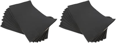 Geluidsisolatie Schuim - Demping Isolatie - Auto Geluidsreductie - Thermische Isolatie - 18 stuks 30x50cm - Zwart