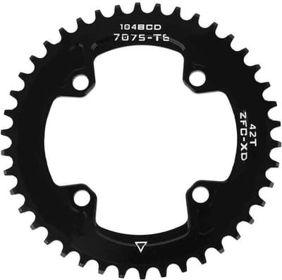 Dailygoods- Kettingring 104MM 40T/42T - Aluminiumlegering - Lichtgewicht - Duurzaam - Ergonomisch - Geschikt voor AM/XC Fietsen - Kettingblad