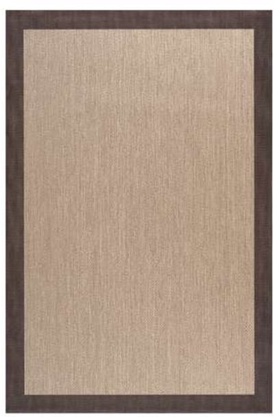 Storesdeco Premium vinyl vloerkleed, antislip, binnen/buiten – donkerbruin,60 x 200 cm