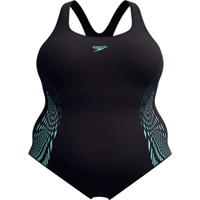Dames zwempak uit 1 stuk Speedo End+ Place Medalist
