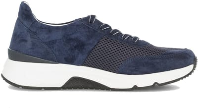 Gabor rollingsoft sensitive 86.897.36 - dames rollende wandelsneaker - Blauw - maat 35 (EU) 2.5 (UK)