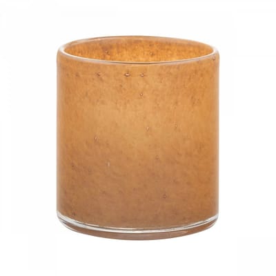 Saga Windlicht Tan Large | Bruin | Glas