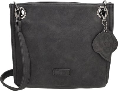 Beagles La Rambla Crossbody Schoudertas met leuke hanger - Zwart