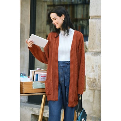 Comfort Layer Oranje Cardigan